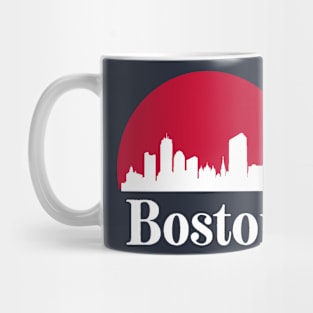 Boston city skyline Mug